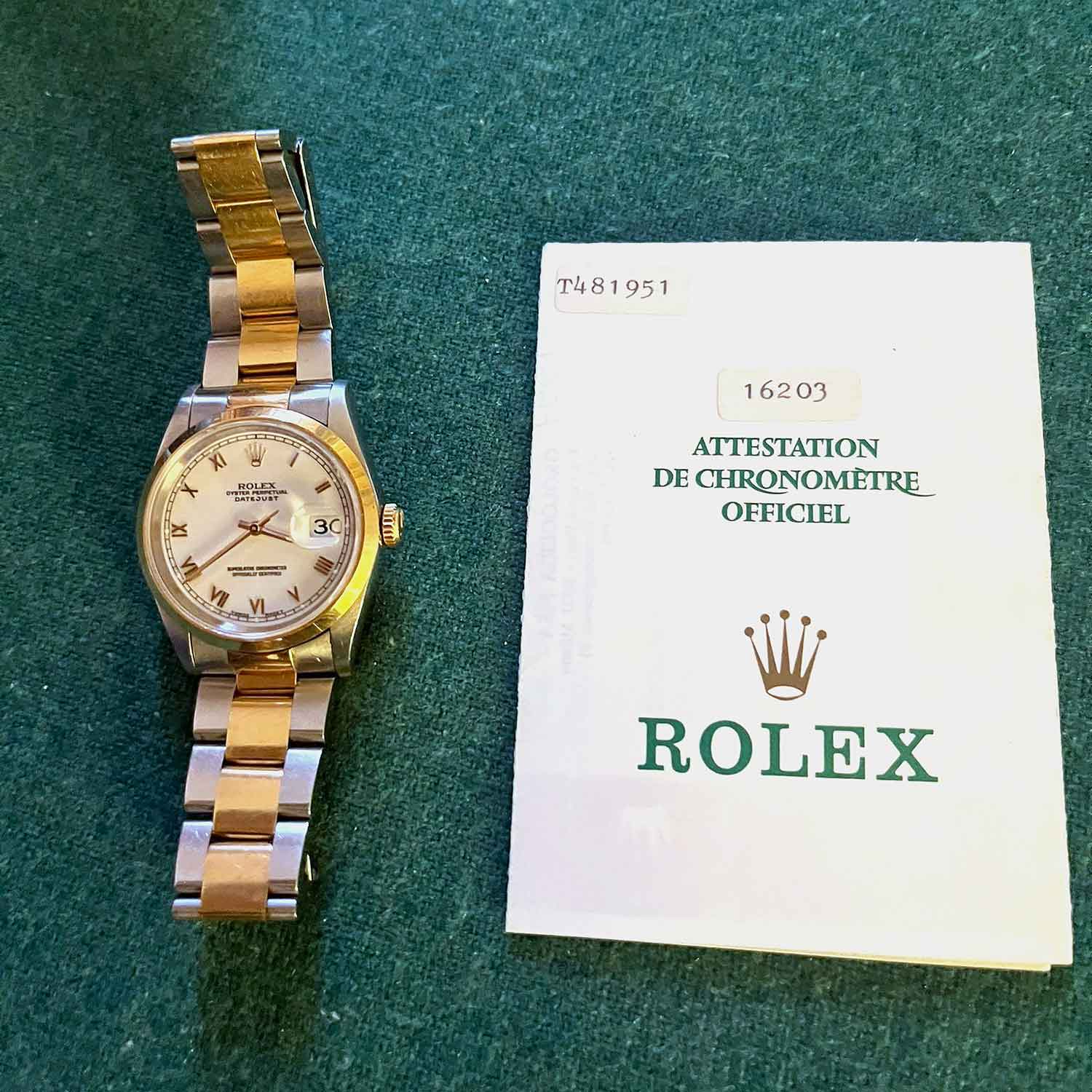 Rolex Datejust referenza 16203 Loxley Diamonds Asset